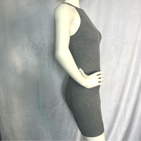 Grey Knit Mini Dress BNWOT - Picture 3 of 7